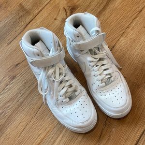 High top air force ones! Size: 8